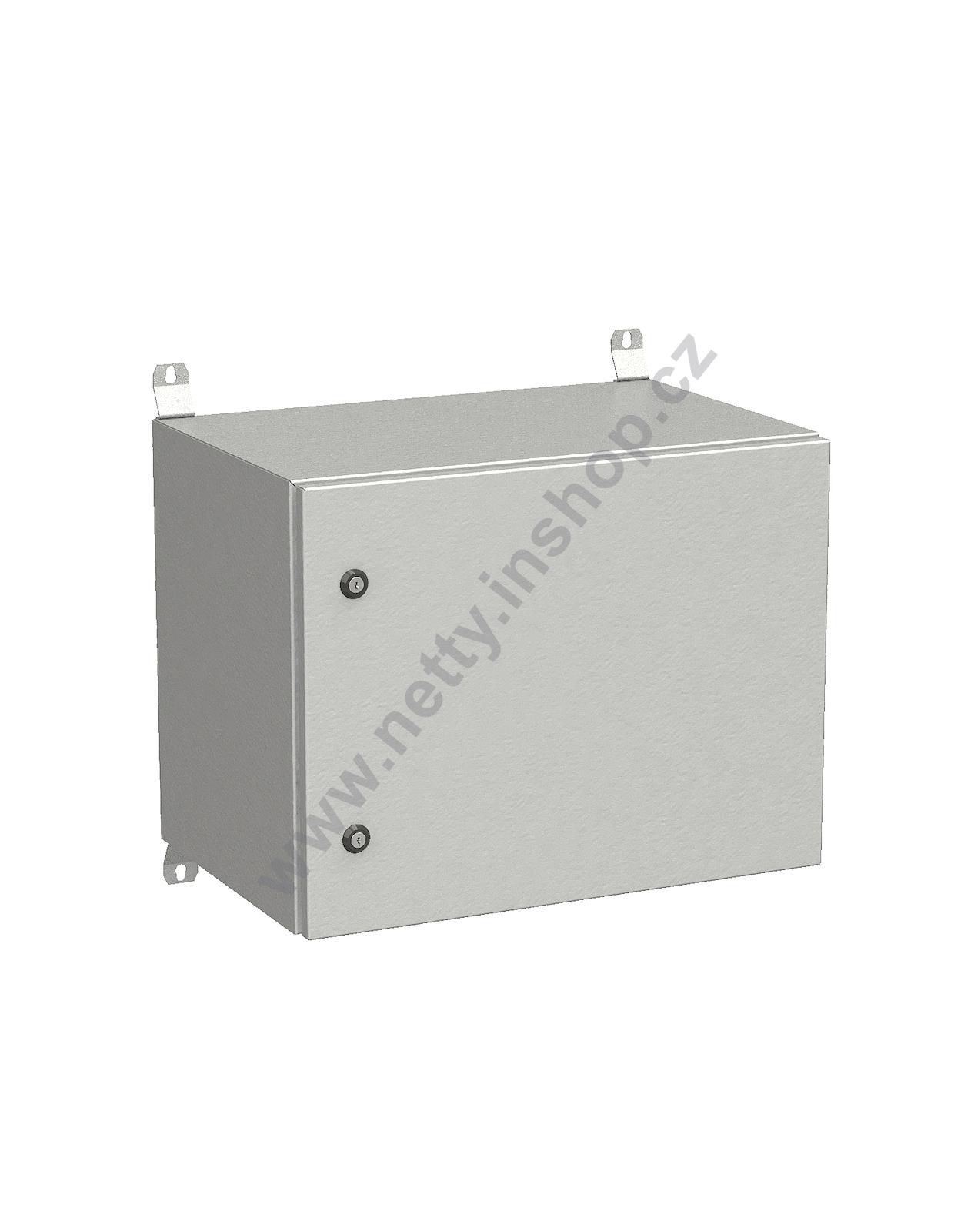 Rozvadeč nástěnný venkovní LC-20 12U 600x300 plechové dveře 2x1bodový zámek