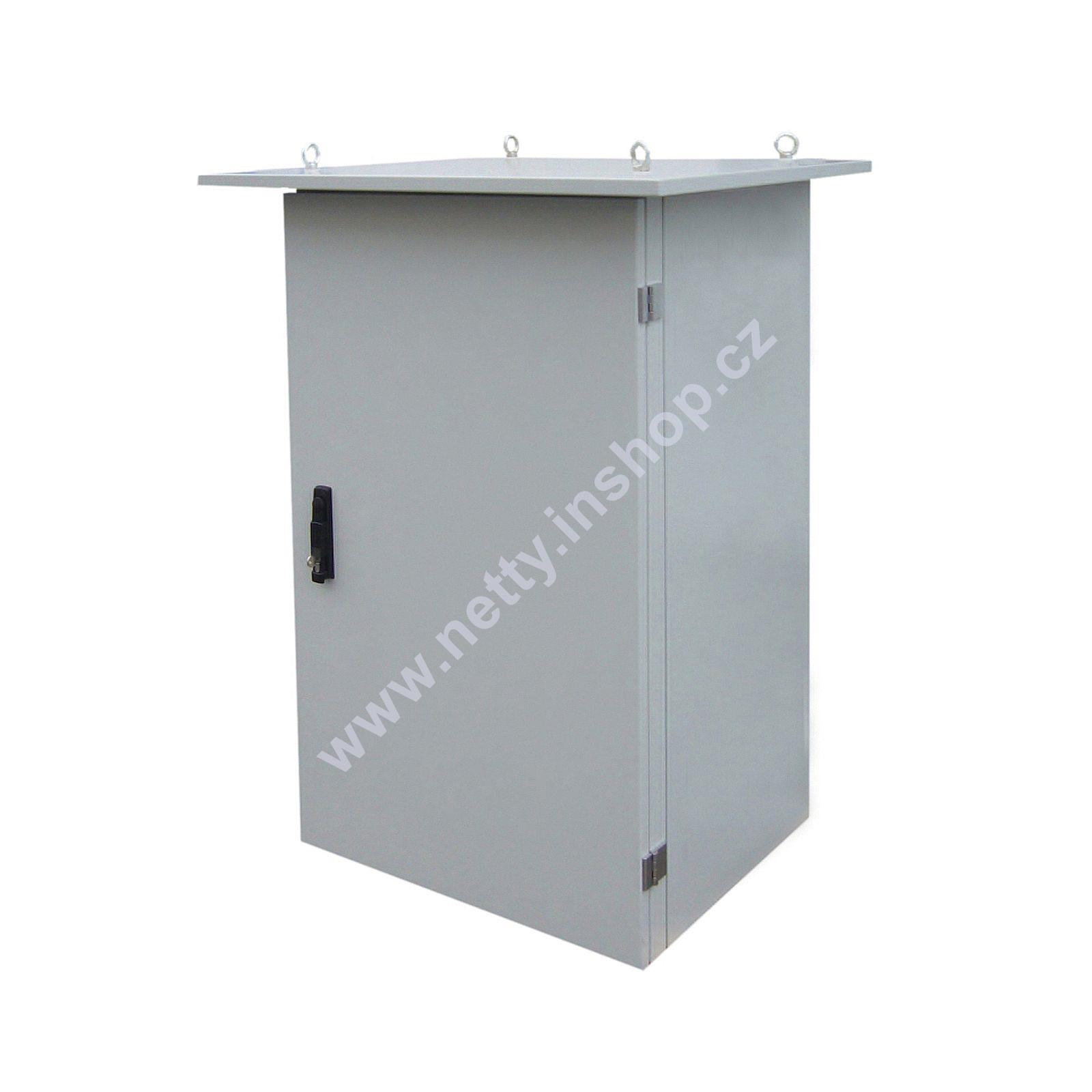 Rozvaděč termoizolovaný LC-07+, 15U 700×400, šedá RAL 7035, stand. provedení bez ventil.