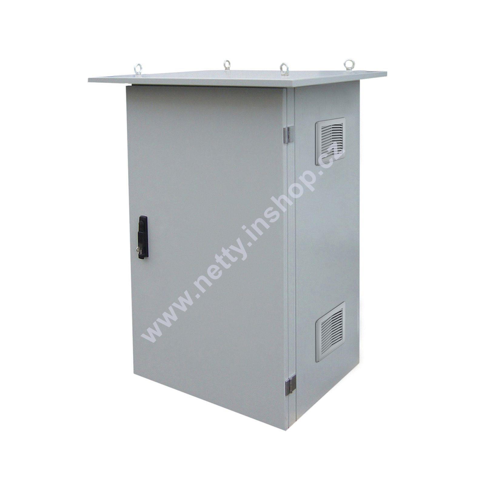 Rozvaděč termoizolovaný LC-07+, 24U 700×600, šedá RAL 7035, vent. j. vpravo