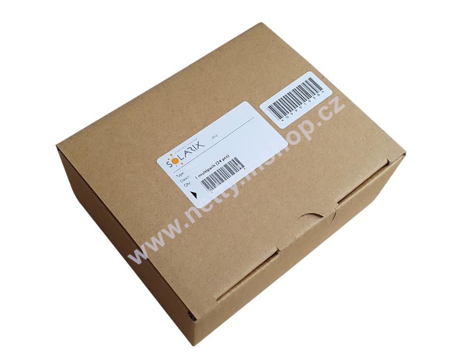 Keystone SOLARIX CAT5E STP RJ45 černý samořezný - balení 24 ks