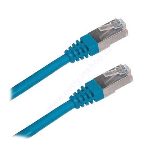 Patch kabel CAT5E SFTP PVC 7 m modrý non snag-proof