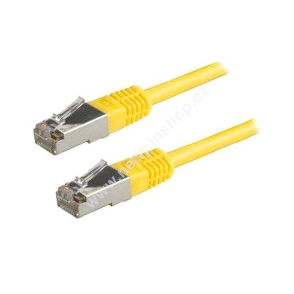 Patch kabel CAT5E SFTP PVC 7 m žlutý non-snag-proof