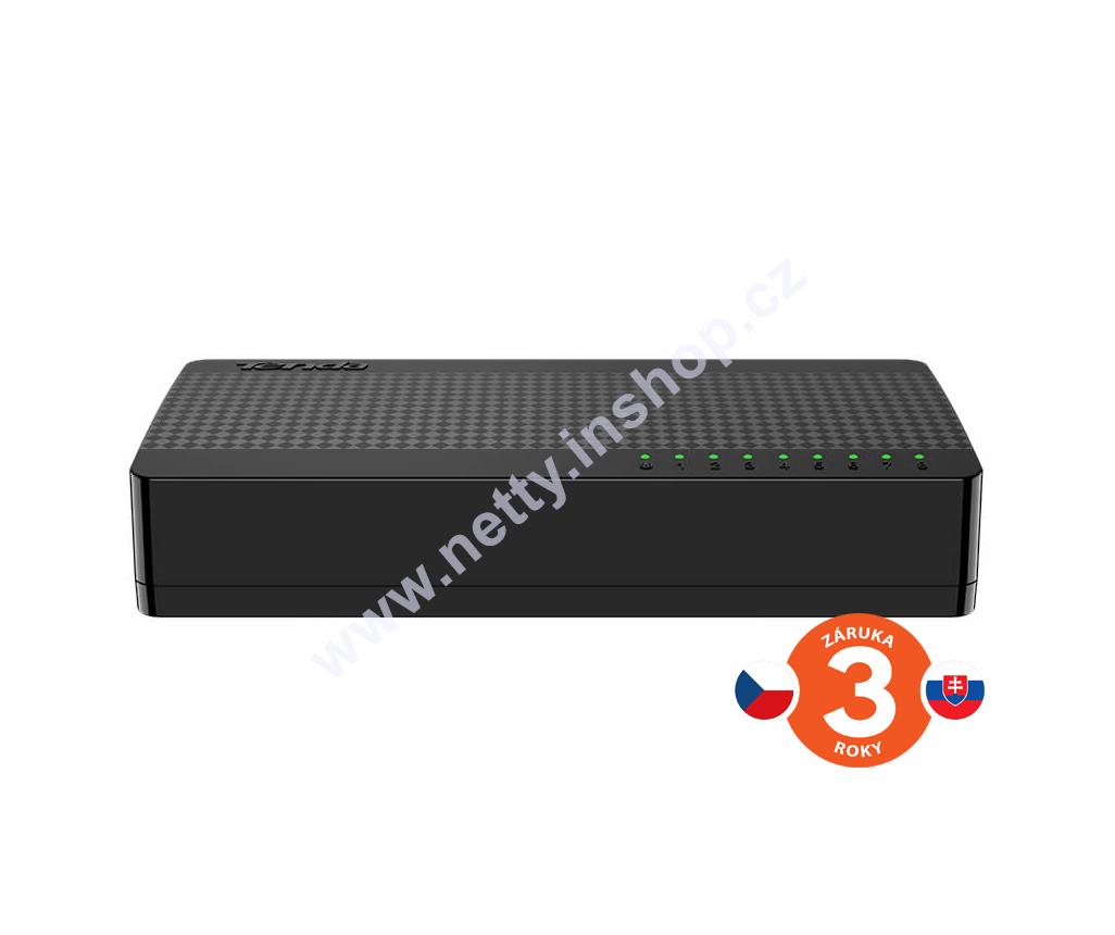Tenda SG108M 8portový Gigabit Ethernet Switch, 10/100/1000Mbps, plast, desktop