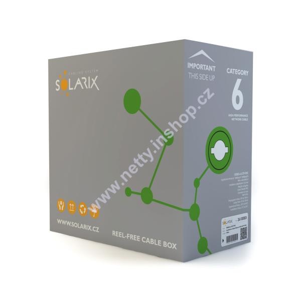 Instalační kabel Solarix CAT6 UTP PVC Eca 305m/box