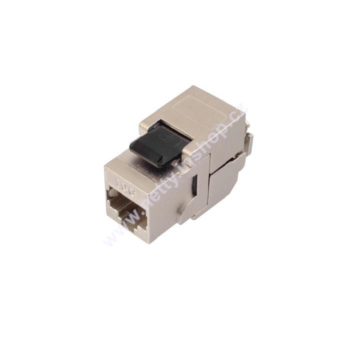 Keystone SOLARIX CAT6A STP RJ45 černý samořezný