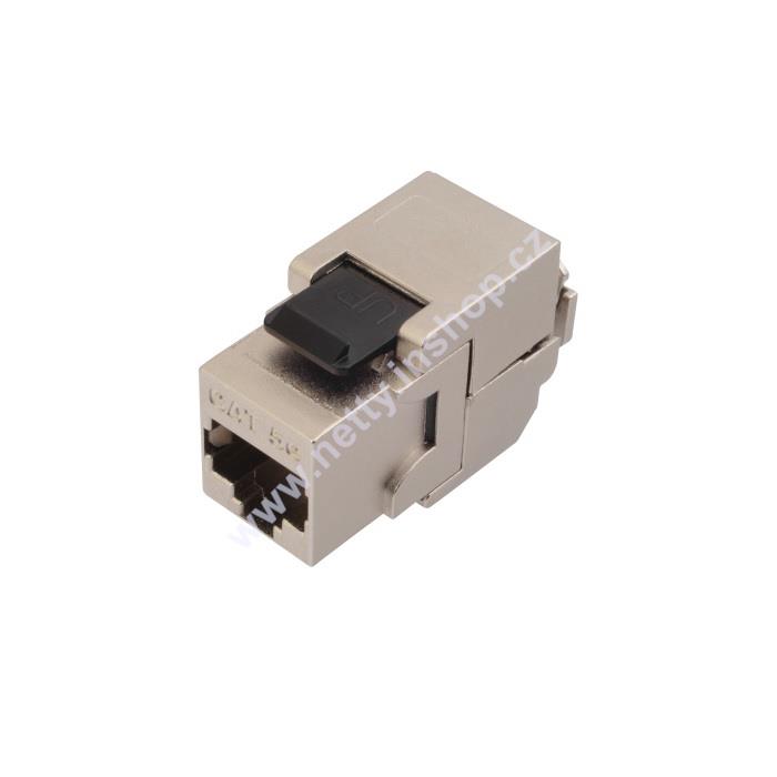 Keystone SOLARIX CAT5E STP RJ45 černý samořezný