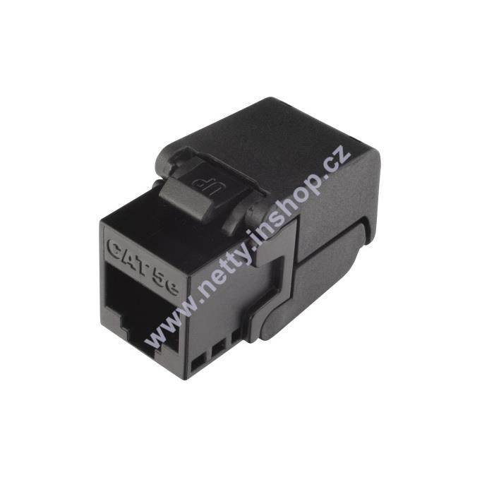 Keystone SOLARIX CAT5E UTP RJ45 černý samořezný 