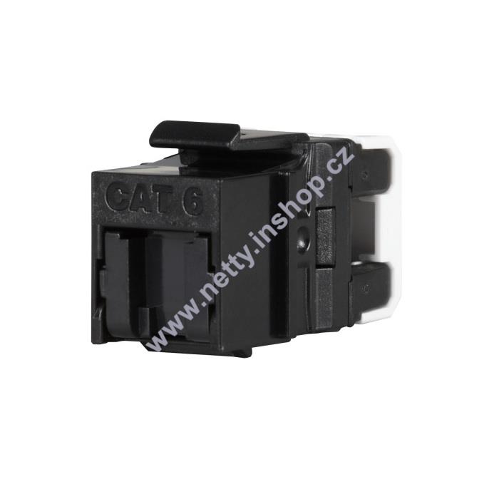 Keystone SOLARIX CAT6 UTP RJ45 černý pro kleště SXKJ-NA-BU