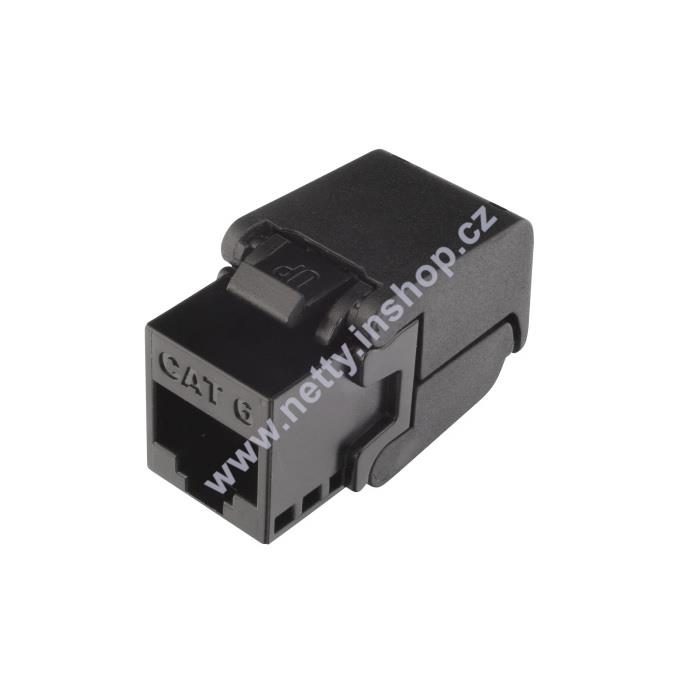 Keystone SOLARIX CAT6 UTP RJ45 černý samořezný