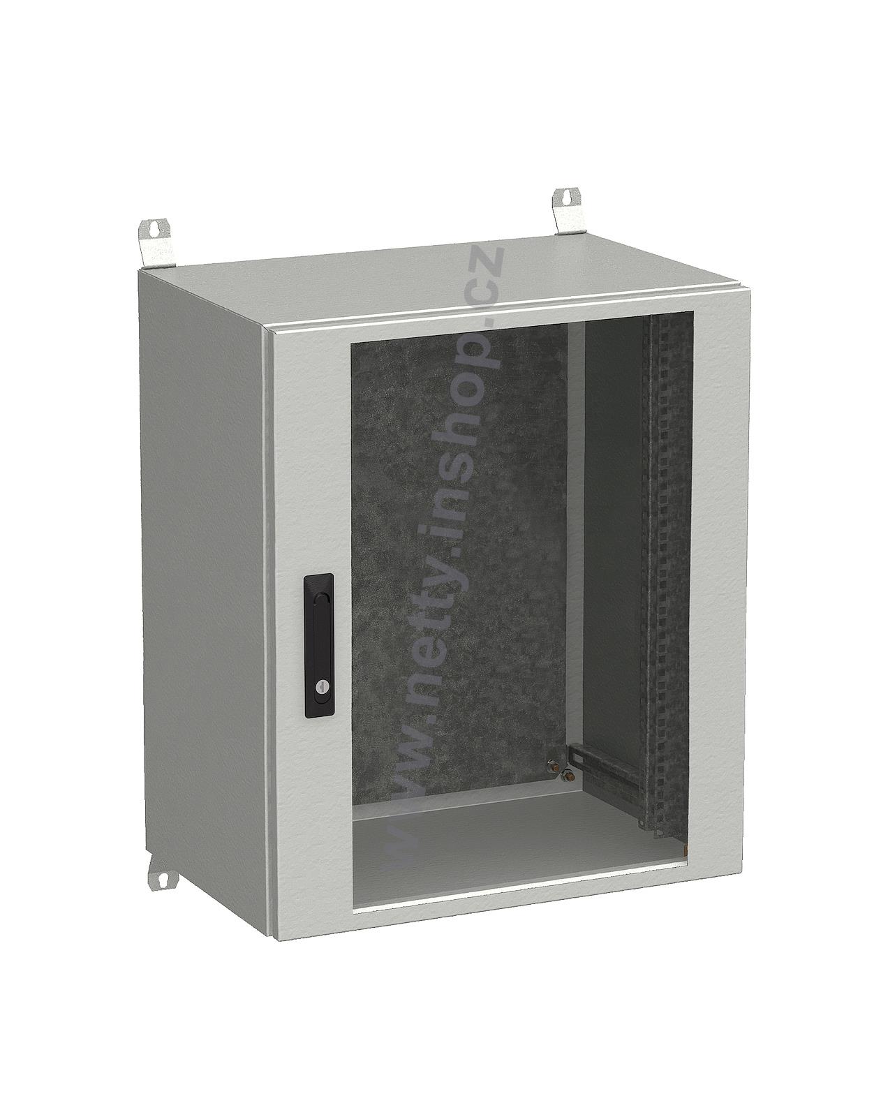 Rozvadeč nástěnný venkovní LC-20 15U 600x300 prosklené dveře 3 bodový zámek