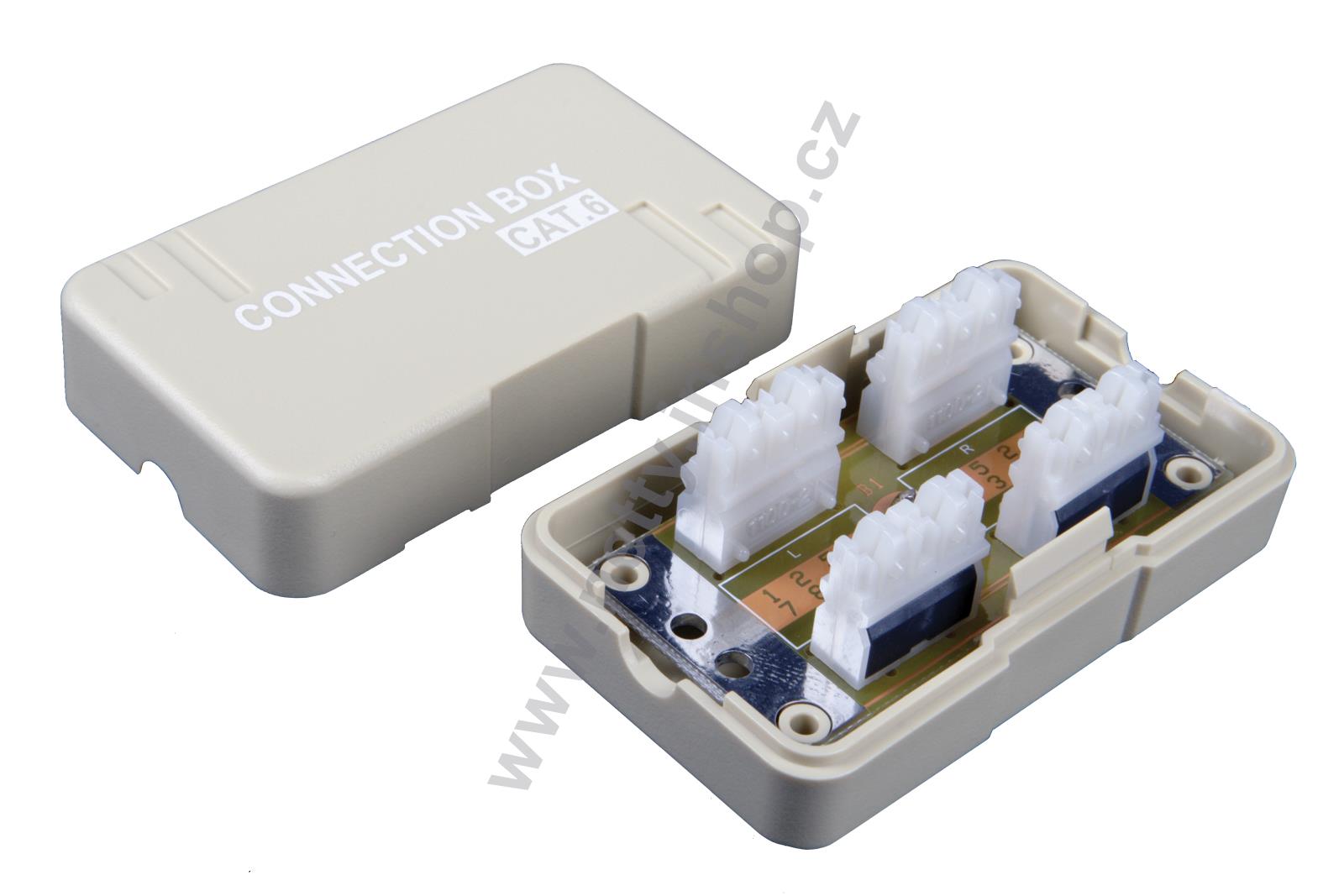 Spojovací box CAT6 UTP 8p8c LSA+/Krone