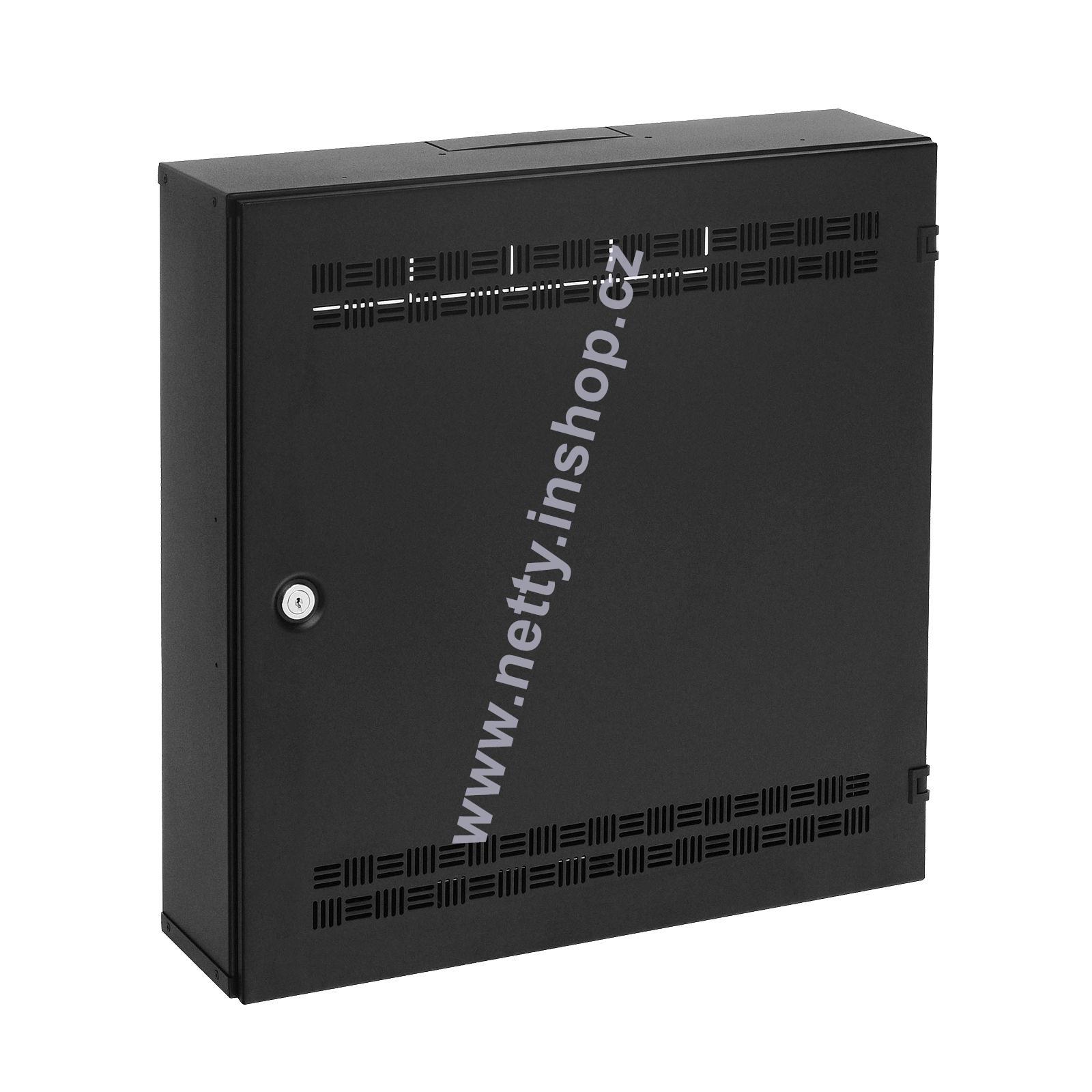 Rozvaděč SOHO LC-18, lišty 2U, 4U a 11U, 550×550×150, černá RAL 9005