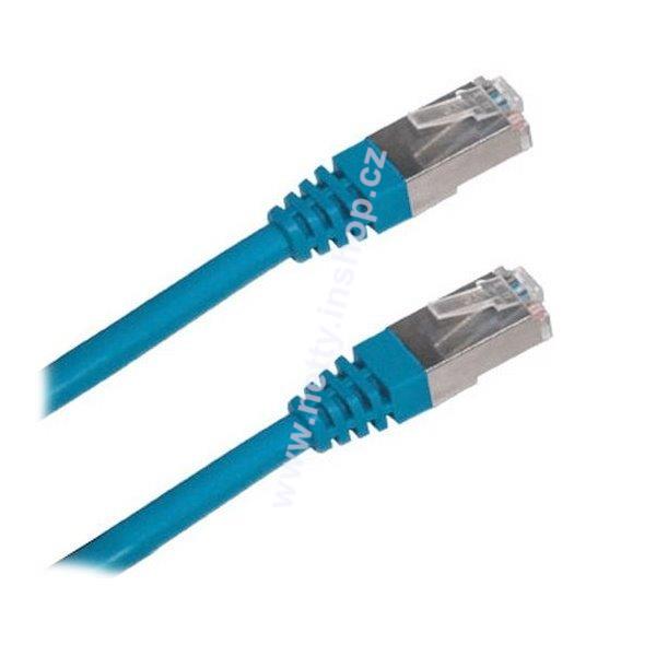 Patch kabel CAT5E SFTP PVC 7 m modrý non snag-proof