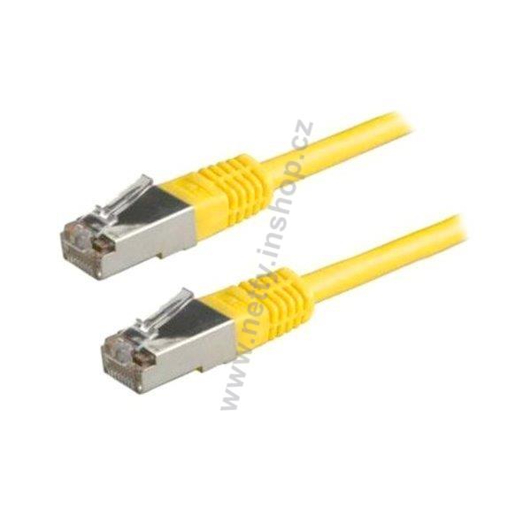 Patch kabel CAT5E SFTP PVC 7 m žlutý non-snag-proof