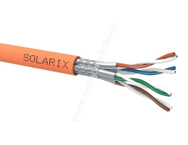 Instalační kabel Solarix CAT7A SSTP LSOHFR B2ca s1 d1 a1 1200MHz 500m/cívka