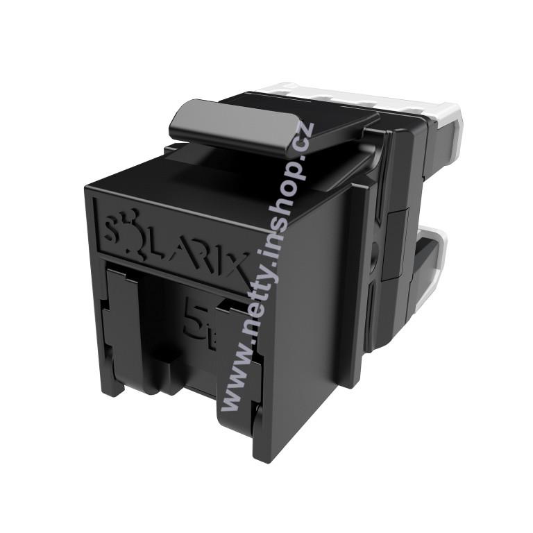 Keystone SOLARIX CAT5E UTP RJ45 černý pro kleště SXKJ-NA-BU
