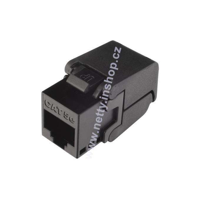 Keystone SOLARIX CAT5E UTP RJ45 černý samořezný 